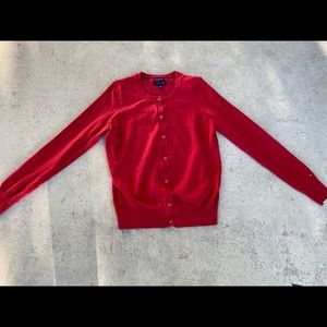 Tommy Hilfiger red small cardigan